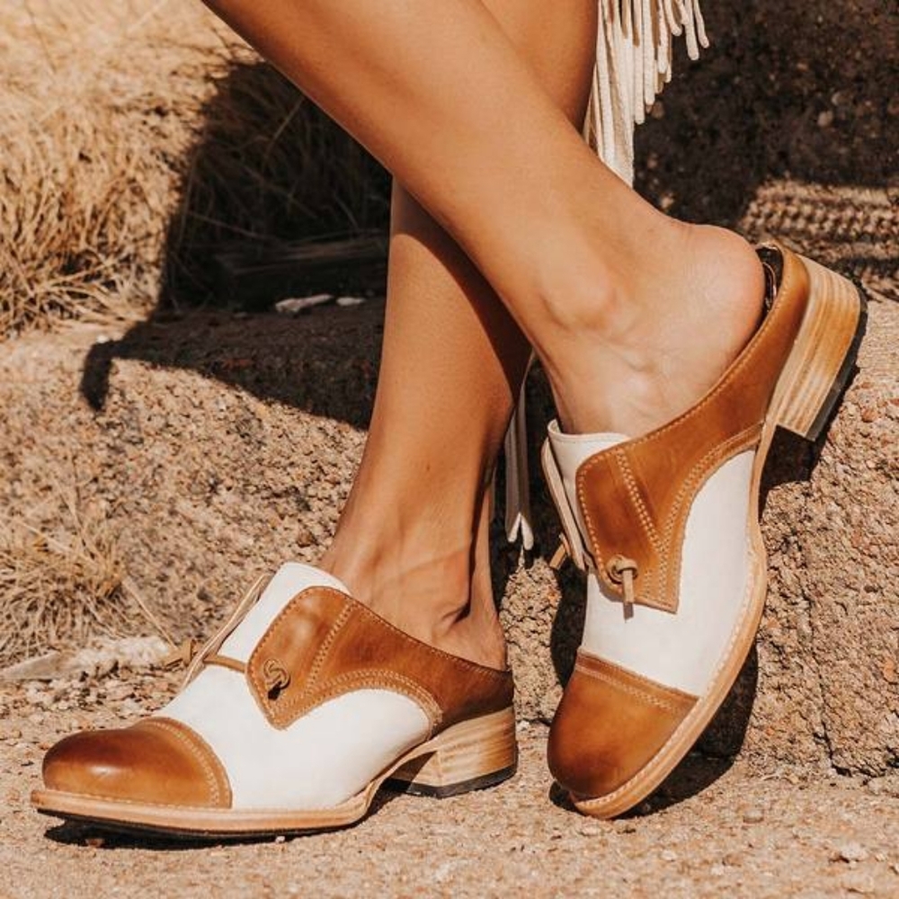 NWT FREEBIRD BY STEVEN Malena mule, Beige Multi, 6